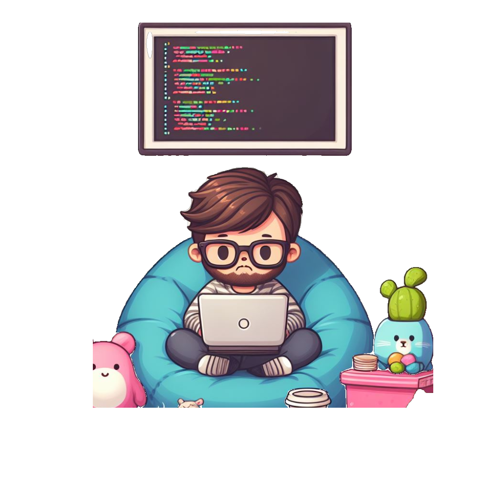 Me sitting with a laptop